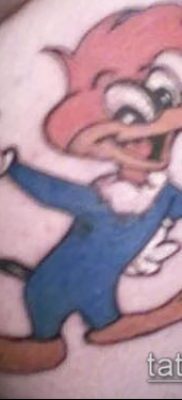 harkály tetoválás fotó (jelentése) - példa egy érdekes tetoválási tervre - 034