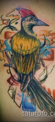 harkály tetoválás fotó (jelentése) - egy példa egy érdekes tetoválási rajzra - 030