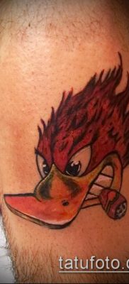 harkály tetoválás fotó (jelentése) - egy példa egy érdekes tetoválási rajzra - 029