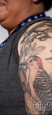 harkály tetoválás fotó (jelentése) - egy példa egy érdekes tetoválási rajzra - 028