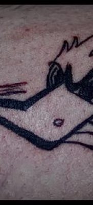 harkály tetoválás fotó (jelentése) - egy példa egy érdekes tetoválási rajzra - 025