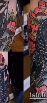 harkály tetoválás fotó (jelentése) - egy példa egy érdekes tetoválási rajzra - 019