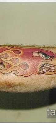 harkály tetoválásfotó (jelentése) - példa egy érdekes tetoválási tervre - 011