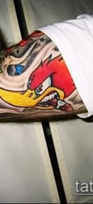 harkály tetoválás fotó (jelentése) - egy példa egy érdekes tetoválási rajzra - 010