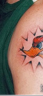 harkály tetoválás fotó (jelentése) - egy példa egy érdekes tetoválási rajzra - 009