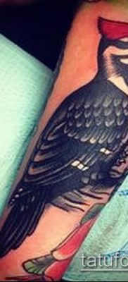 harkály tetoválás fotó (jelentése) - egy példa egy érdekes tetoválási rajzra - 001