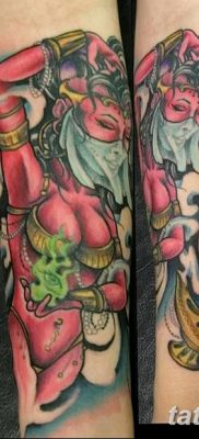 снимка на татуировката Genie от лампата от 28.07.2018 №072 - Tattoo Genie от лампата -