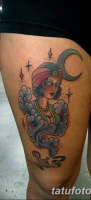 снимка на татуировката Genie от лампата от 28.07.2018 №108 - Tattoo Genie от лампата -