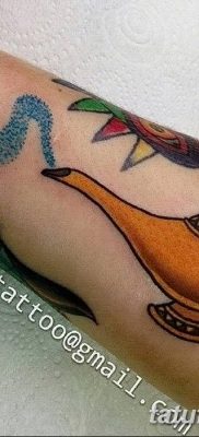 снимка на татуировката Genie от лампата от 28.07.2018 №099 - Tattoo Genie от лампата -