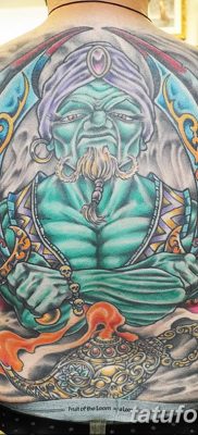снимка на татуировката Genie от лампата от 28.07.2018 №087 - Tattoo Genie от лампата -