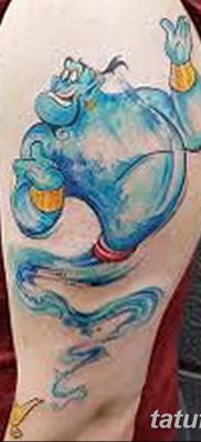 снимка на татуировката Genie от лампата от 28.07.2018 №083 - Tattoo Genie от лампата -