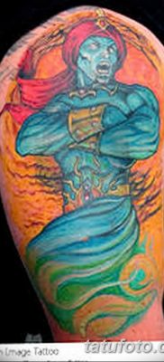 снимка на татуировка Genie от лампата от 28.07.2018 №082 - Tattoo Genie от лампата -