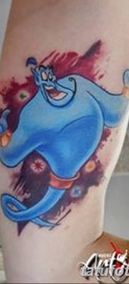 снимка на татуировката Genie от лампата от 28.07.2018 №001 - Tattoo Genie от лампата -