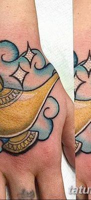 снимка на татуировката Genie от лампата от 28.07.2018 №002 - Tattoo Genie от лампата -