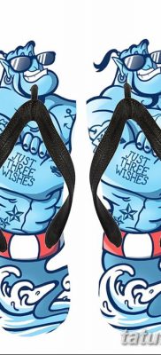 снимка на татуировката Genie от лампата от 28.07.2018 №012 - Tattoo Genie от лампата -