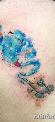 снимка на татуировката Genie от лампата от 28.07.2018 №022 - Tattoo Genie от лампата -