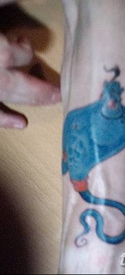 снимка на татуировката Genie от лампата от 28.07.2018 №028 - Tattoo Genie от лампата -