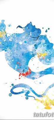 снимка на татуировката Genie от лампата от 28.07.2018 №044 - Tattoo Genie от лампата -