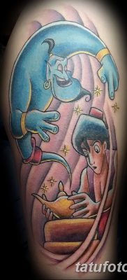 снимка на татуировка Genie от лампата от 28.07.2018 №046 - Tattoo Genie от лампата -