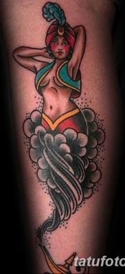 снимка на татуировката Genie от лампата от 28.07.2018 №049 - Tattoo Genie от лампата -