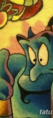 снимка на татуировка Genie от лампата от 28.07.2018 №052 - Tattoo Genie от лампата -