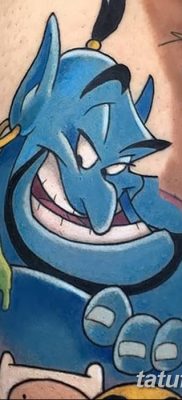 снимка на татуировката Genie от лампата от 28.07.2018 №053 - Tattoo Genie от лампата -