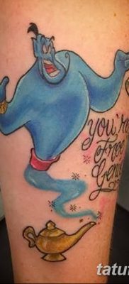 снимка на татуировката Genie от лампата от 28.07.2018 №055 - Tattoo Genie от лампата -
