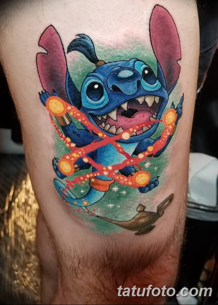 снимка на татуировката Genie от лампата от 28.07.2018 №094 - Tattoo Genie от лампата -