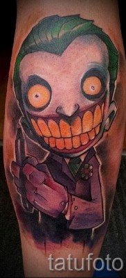 снимка пример за джокер татуировка - карикатура
