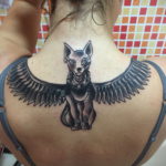 rajz példa Bastet tetováló istennőre 2019.12.22.