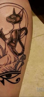 rajz példa Bastet tetováló istennőre 2019.12.22.