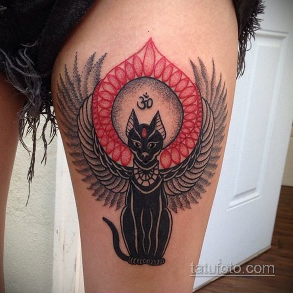 Татуировка на египетска котка 18.11.2019 №054 -Египетска котка татуировка-