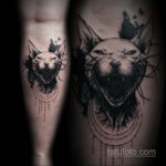 Татуировка на египетска котка 18.11.2019 №009 -Египетска котка татуировка-