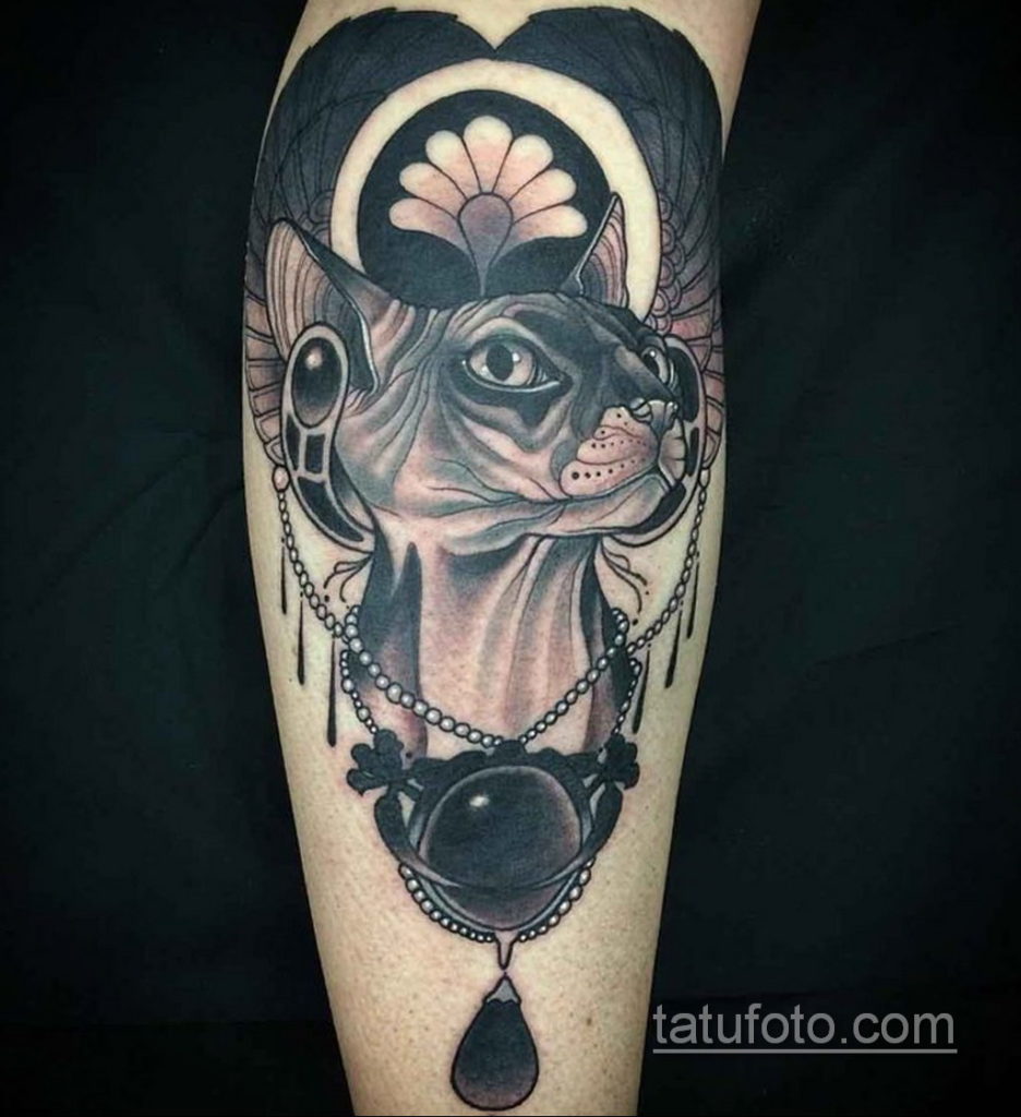 Татуировка на египетска котка 18.11.2019 №069 -Египетска котка татуировка-