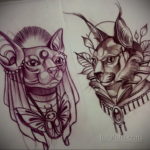 Татуировка на египетска котка 18.11.2019 №004 -Египетска котка татуировка-