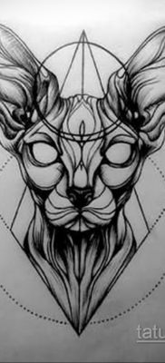 Татуировка на египетска котка 18.11.2019 №096 -Египетска котка татуировка-
