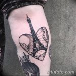 Fotó az Eiffel -torony tetoválásáról 2018.08.22. №104 - tetoválás Az Eiffel -torony -