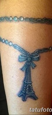 Fotó az Eiffel -torony tetoválásáról 2018.08.22. №121 - tetoválás Az Eiffel -torony -