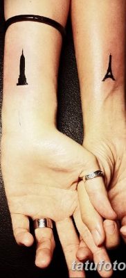 Fotó az Eiffel -torony tetoválásáról 2018.08.22. №083 - tetoválás Az Eiffel -torony -