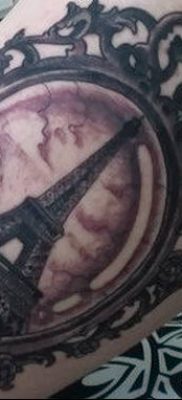 Fotó az Eiffel -torony tetoválásáról 2018.08.22. №080 - tetoválás Az Eiffel -torony -