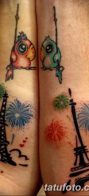 Fotó az Eiffel -torony tetoválásáról 2018.08.22. №077 - tetoválás Az Eiffel -torony -