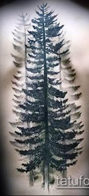 صورة وشم شجرة التنوب (وشم شجرة التنوب) (قيمة) - مثال الرسم - 082