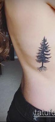 صورة وشم شجرة التنوب (وشم شجرة التنوب) (قيمة) - مثال الرسم - 075