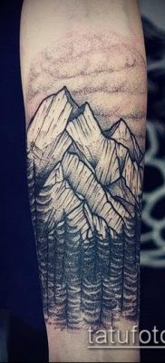 صورة وشم شجرة التنوب (وشم شجرة التنوب) (قيمة) - مثال الرسم - 053