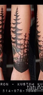 صورة وشم شجرة التنوب (وشم شجرة التنوب) (قيمة) - مثال الرسم - 044