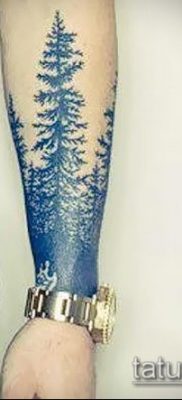 صورة وشم شجرة التنوب (وشم شجرة التنوب) (قيمة) - مثال الرسم - 005