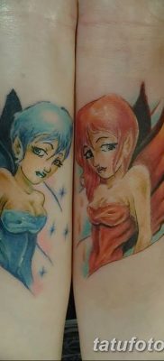 foto af en alvetatovering dateret 08/28/2017 №004 - tatovering elf -
