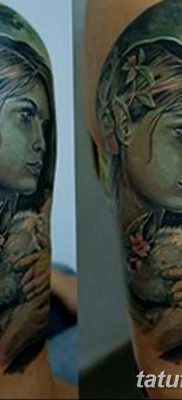 foto af en alvetatovering dateret 08/28/2017 №010 - tatovering elf -