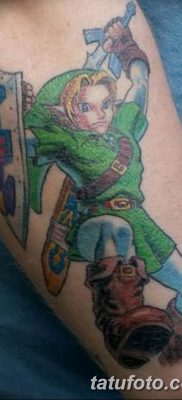 foto af en alvetatovering dateret 08/28/2017 №034 - tatovering elf -