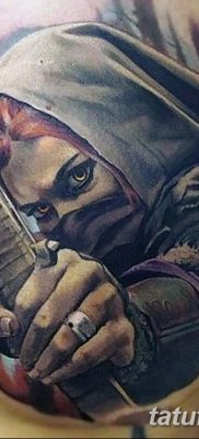 foto af en alvetatovering dateret 08/28/2017 №042 - tatovering elf -